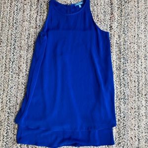 Fleur Bleue Royal Blue Sleeveless Dress size 6